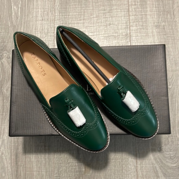 Talbots Shoes - Green leather loafers - Size 6.5 - Talbots - NWT